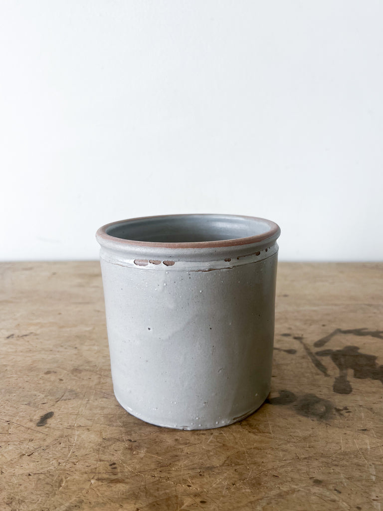 White Small Utensil Crock